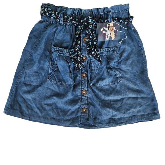 Matilda Jane Chambray Girl's Skirt Size 12 - Picture 1 of 5